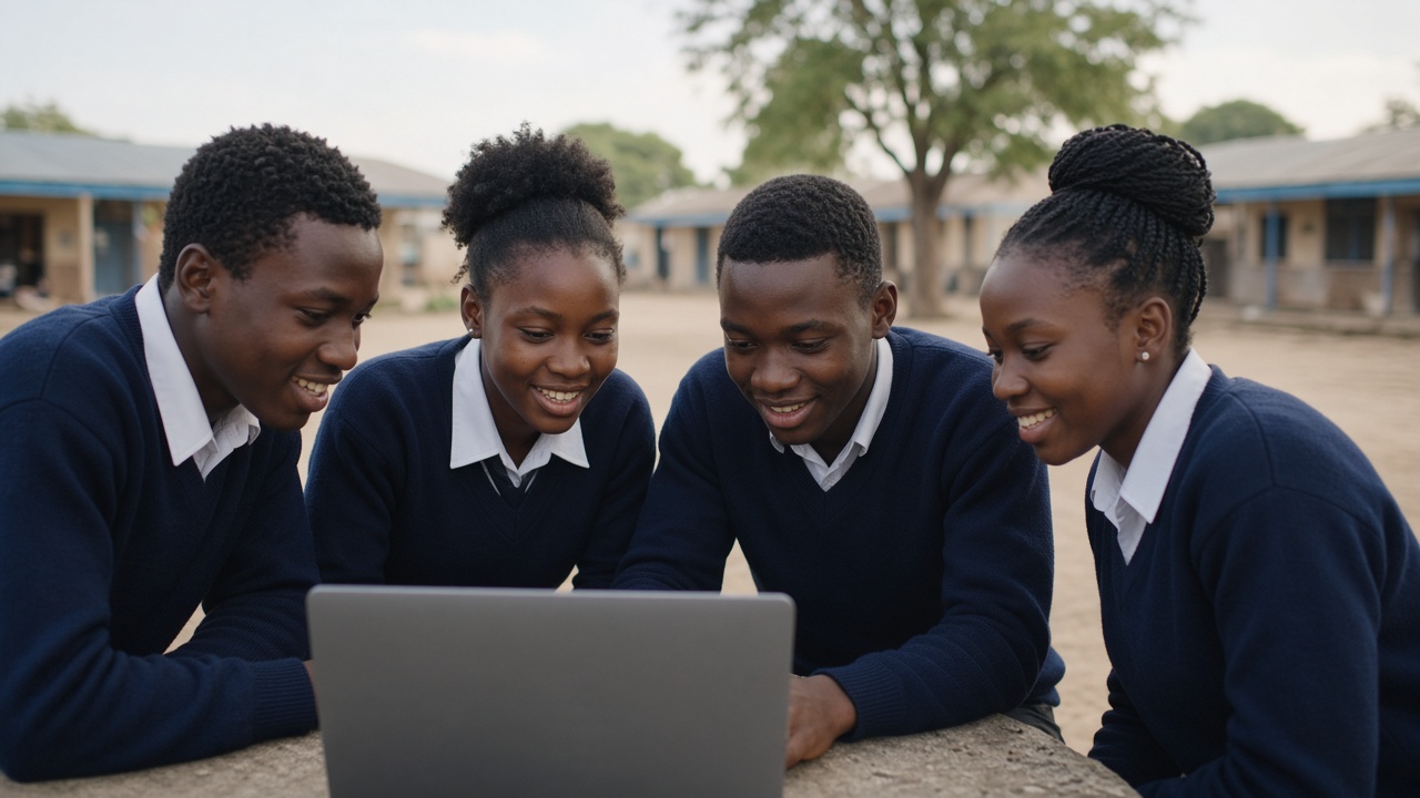 Young learners building with WeCode